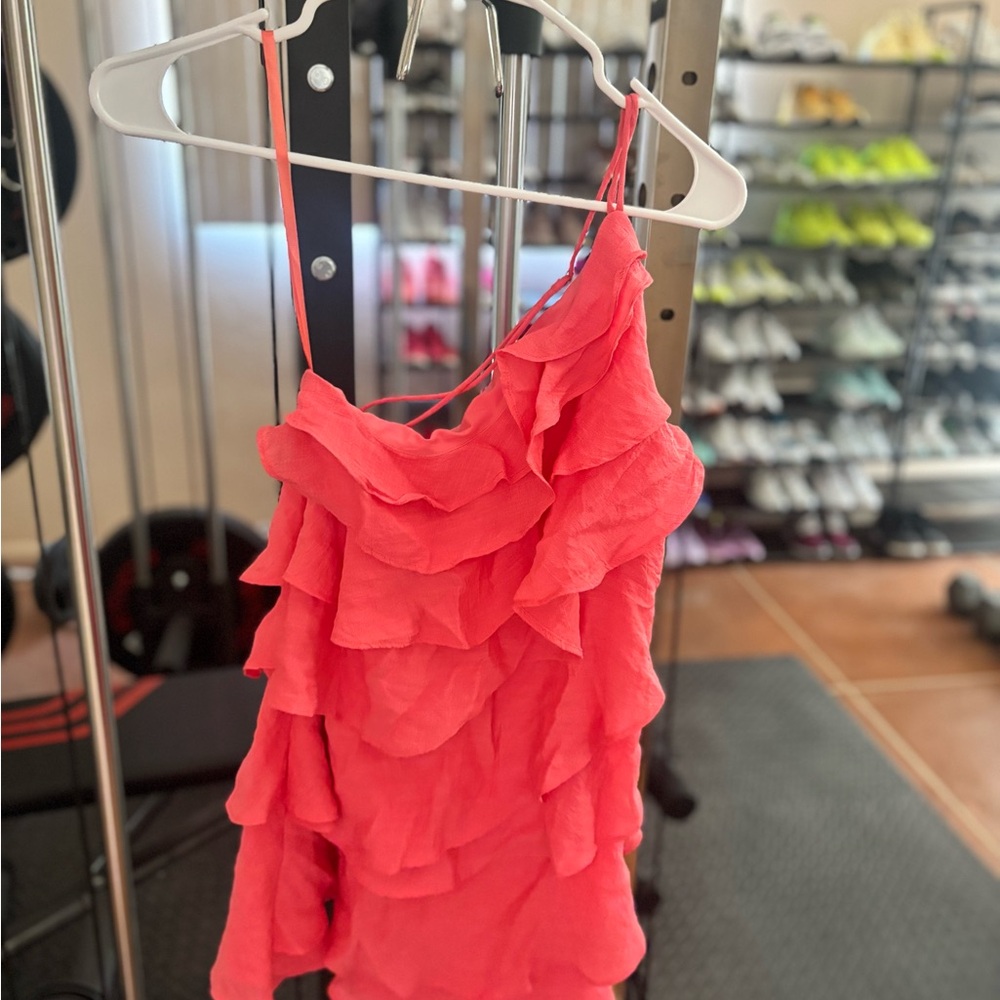Selfie Leslie Watermelon Sleeveless Top